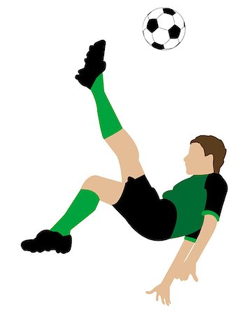 simsearch:400-04809582,k - bicycle kick illustration Stock Photo - Budget Royalty-Free & Subscription, Code: 400-04425696