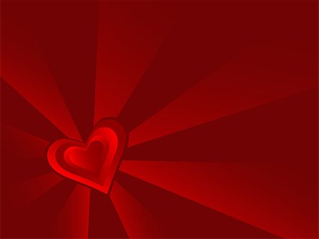 simsearch:400-04903018,k - Valentine's day vector image with starburst background. Funky and retro image. Photographie de stock - Aubaine LD & Abonnement, Code: 400-04426555