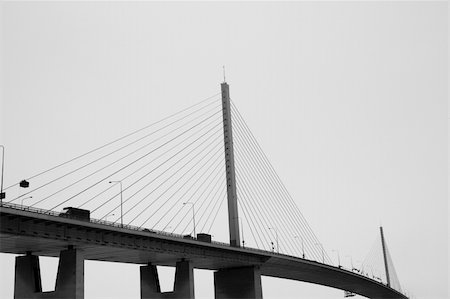 simsearch:400-04426914,k - Suspension Bridge in Bangkok, Thailand Photographie de stock - Aubaine LD & Abonnement, Code: 400-04426914