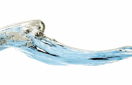 simsearch:400-04057916,k - water  isolated on white background Photographie de stock - Aubaine LD & Abonnement, Code: 400-04426921