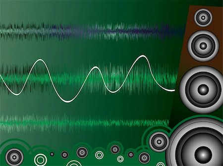 simsearch:400-08409728,k - A moise related image showing a drawn speaker and sound waves Fotografie stock - Microstock e Abbonamento, Codice: 400-04427569