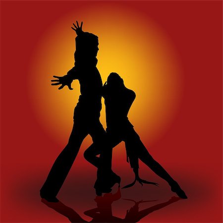 Dance Flamengo - High detailed vector illustration. Stock Photo - Budget Royalty-Free & Subscription, Code: 400-04427890