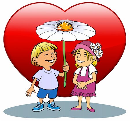 simsearch:400-03990491,k - Two young people celebrate Valentines Day Foto de stock - Super Valor sin royalties y Suscripción, Código: 400-04427997
