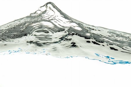 simsearch:400-04938090,k - wave of water isolated on white background Stock Photo - Budget Royalty-Free & Subscription, Code: 400-04428750