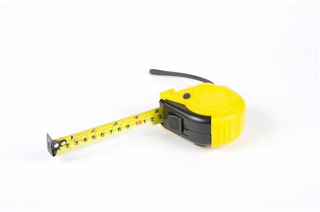 measuring tape isolated on a white background Foto de stock - Royalty-Free Super Valor e Assinatura, Número: 400-04429189