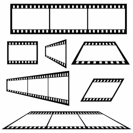 Multiple film strips Stock Photo - Budget Royalty-Free & Subscription, Code: 400-04429600