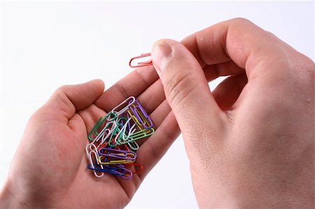 simsearch:400-05058869,k - paper clips Foto de stock - Royalty-Free Super Valor e Assinatura, Número: 400-04429802