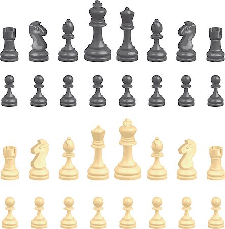 simsearch:400-04394601,k - A complete set of chess pieces. No meshes used. Foto de stock - Royalty-Free Super Valor e Assinatura, Número: 400-04429852