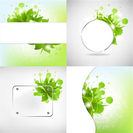 Abstract Backgrounds With Blots, Vector Illustration Stock Photo - Budget Royalty-Free & Subscription, Code: 400-04421279