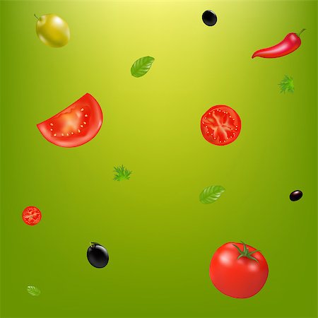 simsearch:400-04319110,k - Background With Vegetables, Vector Illustration Foto de stock - Royalty-Free Super Valor e Assinatura, Número: 400-04421316