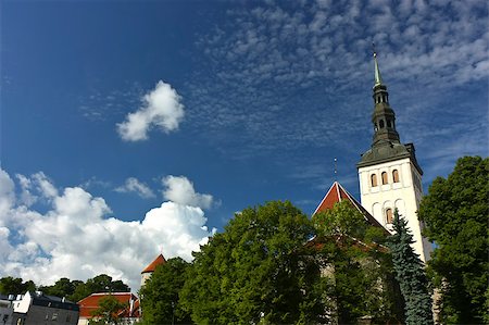 simsearch:400-07668194,k - Ancient church in Tallinn, Estonia - Niguliste kirik or St. Nicholas Church. Stock Photo - Budget Royalty-Free & Subscription, Code: 400-04421343