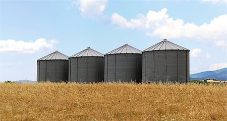 farm silo barn - Wheat silo at farm in rural Greece Stock Photo - Budget Royalty-Free & Subscription, Code: 400-04421737