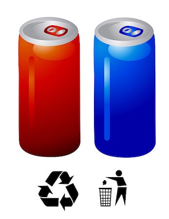 soda, fizz - energy drink cans vector Stock Photo - Budget Royalty-Free & Subscription, Code: 400-04422036