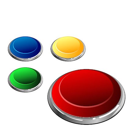 simsearch:400-04177289,k - Illustration of set of multi-coloured buttons the arrangement is similar to trace of the wolf paw - vector Stock Photo - Budget Royalty-Free & Subscription, Code: 400-04422441