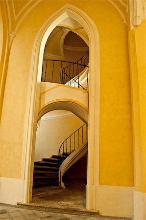 nice staircase  in historic cathedral Stock Photo - Budget Royalty-Free & Subscription, Code: 400-04423771