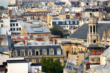 simsearch:400-06078090,k - Scenic view on rooftops in Paris France Foto de stock - Super Valor sin royalties y Suscripción, Código: 400-04434433