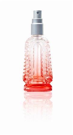 simsearch:700-06892568,k - Bottle of parfum with reflection on white background Stock Photo - Budget Royalty-Free & Subscription, Code: 400-04434836