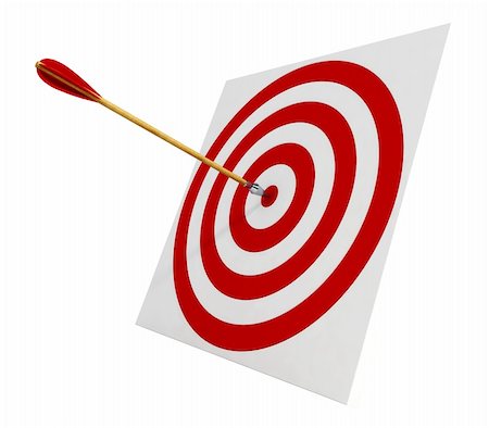 simsearch:400-05043771,k - 3d rendering of the arrows in the centre of target Foto de stock - Super Valor sin royalties y Suscripción, Código: 400-04435890