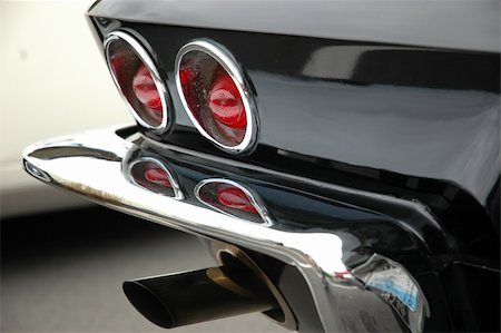exhaust pipe - Old Car Stock Photo - Budget Royalty-Free & Subscription, Code: 400-04435930