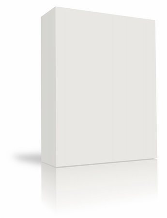 ereaders desk - blank box  over white background- computer generated clipart Stock Photo - Budget Royalty-Free & Subscription, Code: 400-04436105