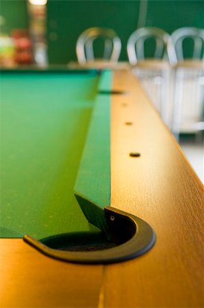 simsearch:400-04478467,k - corner of pool table with pocket and small field of depth Stock Photo - Budget Royalty-Free & Subscription, Code: 400-04436308
