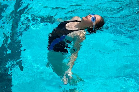 Synchronized swimmer during practice Foto de stock - Royalty-Free Super Valor e Assinatura, Número: 400-04436394