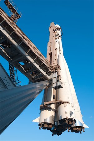 simsearch:400-04944412,k - Russian space ship Vostok on its launch pad Stock Photo - Budget Royalty-Free & Subscription, Code: 400-04437236
