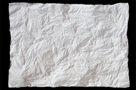 white sheet of paper on black background Stock Photo - Budget Royalty-Free & Subscription, Code: 400-04438020