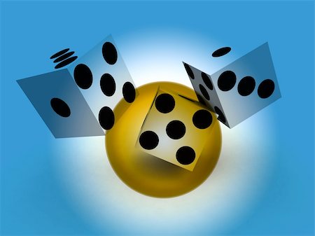 simsearch:700-00544151,k - A image of a set of dice that have been thrown, it would be suitable for images based on betting. Stock Photo - Budget Royalty-Free & Subscription, Code: 400-04430205