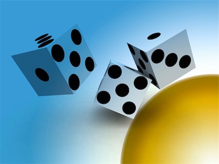 simsearch:700-00544151,k - A image of a set of dice that have been thrown, it would be suitable for images based on betting. Stock Photo - Budget Royalty-Free & Subscription, Code: 400-04430209