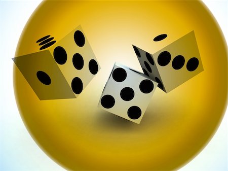 simsearch:700-00544151,k - A image of a set of dice that have been thrown, it would be suitable for images based on betting. Stock Photo - Budget Royalty-Free & Subscription, Code: 400-04430203