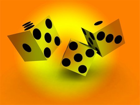 simsearch:700-00544151,k - A image of a set of dice that have been thrown, it would be suitable for images based on betting. Stock Photo - Budget Royalty-Free & Subscription, Code: 400-04430210