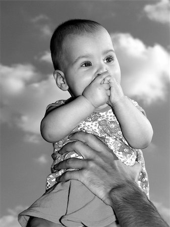 paha_l (artist) - baby against sky Stockbilder - Microstock & Abonnement, Bildnummer: 400-04431181