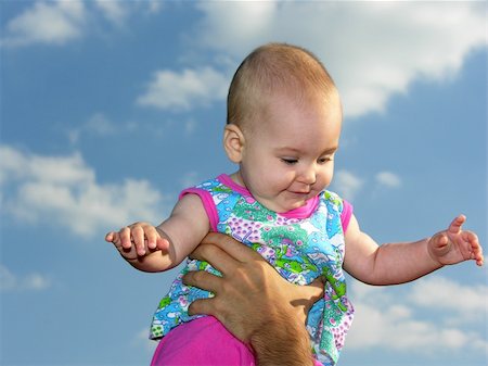 paha_l (artist) - baby against sky Stockbilder - Microstock & Abonnement, Bildnummer: 400-04431183