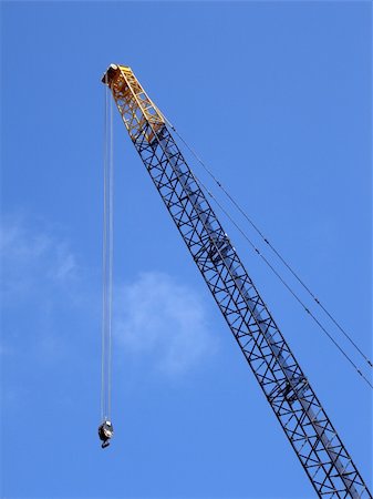 simsearch:400-05249204,k - Crane against a blue sky Stock Photo - Budget Royalty-Free & Subscription, Code: 400-04431274