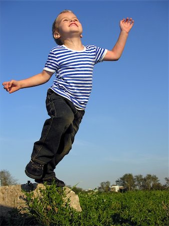 paha_l (artist) - child will jump Stockbilder - Microstock & Abonnement, Bildnummer: 400-04431467