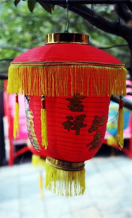Lantern hanging for Chinese New Year Stock Photo - Budget Royalty-Free & Subscription, Code: 400-04431622