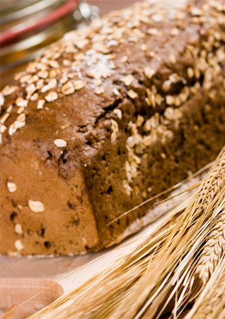 Bread is one of the basic kinds of food in Europen countries. Stock Photo - Budget Royalty-Free & Subscription, Code: 400-04432483