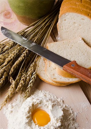 simsearch:400-04941217,k - Bread is one of the basic kinds of food in Europen countries. Stock Photo - Budget Royalty-Free & Subscription, Code: 400-04432514