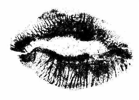 simsearch:400-05122673,k - Hi resolution Close up of female Lips isolated on a white backround Photographie de stock - Aubaine LD & Abonnement, Code: 400-04433026