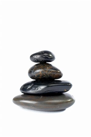 simsearch:400-04946108,k - Stack of balanced stones with shadow on white background Photographie de stock - Aubaine LD & Abonnement, Code: 400-04433423