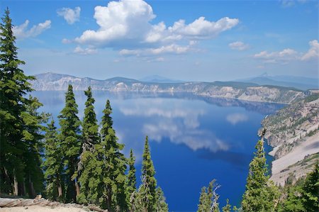 Crater Lake National Park, Summer, Oregon, United States Stock Photo - Budget Royalty-Free & Subscription, Code: 400-04433712