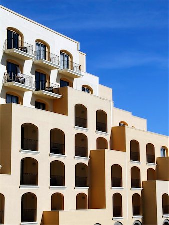 Modern apartments in the Mediterranean island of Malta Stock Photo - Budget Royalty-Free & Subscription, Code: 400-04433933