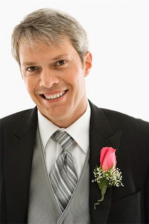 Portrait of Caucasian male in tuxedo. Foto de stock - Super Valor sin royalties y Suscripción, Código: 400-04445204