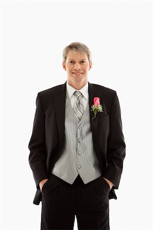 Portrait of Caucasian male in tuxedo. Foto de stock - Super Valor sin royalties y Suscripción, Código: 400-04445203