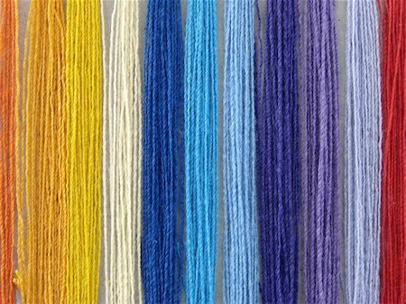 set of the multicolored threads for needlework as a background Stock Photo - Budget Royalty-Free & Subscription, Code: 400-04446976