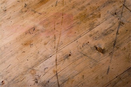 Vintage wood texture from a well loved kitchen table. Stockbilder - Microstock & Abonnement, Bildnummer: 400-04448682