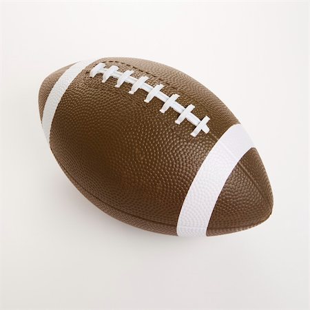 American football on white background. Stock Photo - Budget Royalty-Free & Subscription, Code: 400-04449161