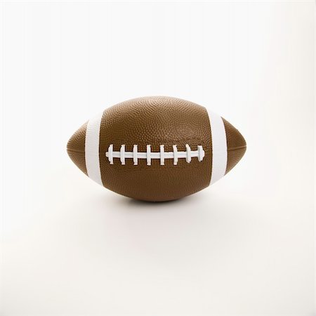 American football on white background. Stock Photo - Budget Royalty-Free & Subscription, Code: 400-04449162
