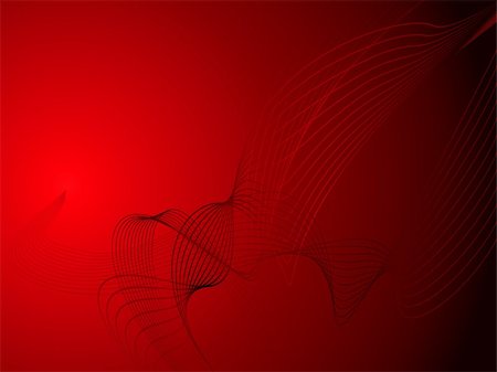 freeform - Abstract red and black background with flowing lines Photographie de stock - Aubaine LD & Abonnement, Code: 400-04441111